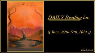 DAILY -JUNE 26th-27th, 2024 - (( OBSERVING WHAT'S BEEN BUILT; AS A RESULT OF ONE'S HARD WORK! ))