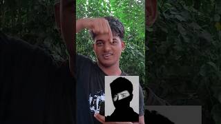 black shadow portrait photography 🤯😱 || PicsArt photo editing #shorts #youtubeshorts