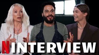 PARADISE (2023) Interview With Kostja Ullmann, Lisa-Marie Koroll & Iris Berben | Netflix