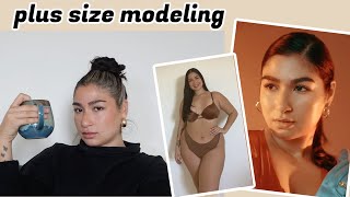 how I became a PLUS-SIZE MODEL *advice* | my go-to casting makeup!