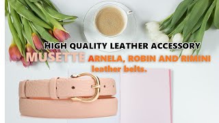 MUSETTE  HIGH QUALITY LEATHER ACCESSORY detailed review 4k