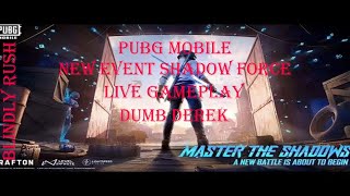 pubg mobile emulator NEW EVENT 1ST TIME PLAYING | RUSH GAMEPLAY | DUMB DEREK IS LIVE