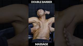 Double Barber Spine Cracking | Loud Neck Cracking #asmr #shorts #shortvideo #bodymassage #insomnia