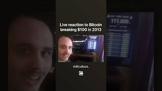 Look how far we've come and we're only getting started | Live Bitcoin breaking $100 in 2013