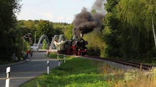 Sonderzüge  mit Dampflok 52 8038  bei Osnabrück unter Dampf 2019