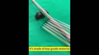 Paint-free single section cue gray wood small head black eight color billiard common rod 10mm