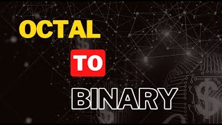 Octal to Binary Conversion | Data Fundamental | Gate Exam