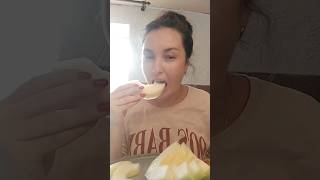 I'm trying melon with lemon 🍋 #food #mukbang #eating