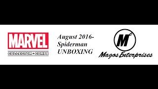 WingnutD - August 2016 Spiderman Marvel Collector Corps UNBOXING