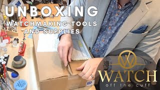 Watchmaking Tools and Supplies Order Unboxing