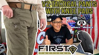 FIRST TACTICAL V2 TEFLON TACTICAL TROUSERS PANTS WITH DEFENDER KNEE PADS INSERTS UNBOXING & REVIEW