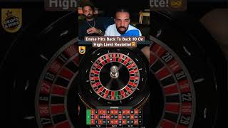 Drake Hits Back To Back 10 On High Limit Roulette! #drake #roulette #casino #maxwin #backtoback