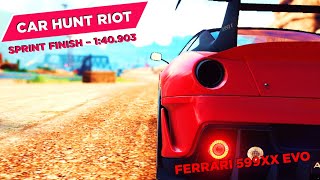 ASPHALT 9 | Ferrari 599XX Evo Car Hunt Riot (5 STARS ; Rank 3697 - 1:40.903)