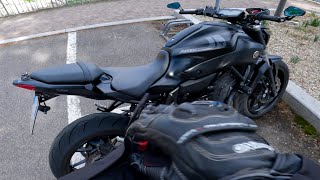 YAMAHA MT07 Crossplane RUSH | with SC-Project System - Onboard ENGINE SOUND