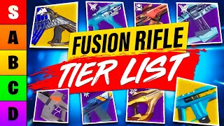 I Ranked Every Fusion Rifle in a Tier List (Destiny 2)