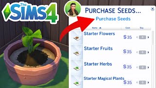 How To Buy Seeds (Fruit Seeds, Flower Seeds, Vegetable Seeds, Herb Seeds, AND MORE) - The Sims 4