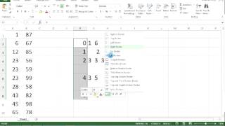 Put Numbers in Order using Excel