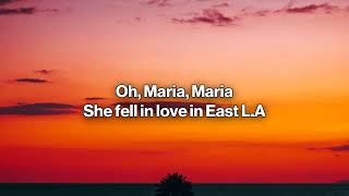 Santana - Maria Maria (sped up) Lyrics   she living the life just like a movie star Happy Hardcore