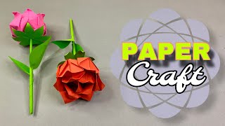 DIY || How to make roses from paper