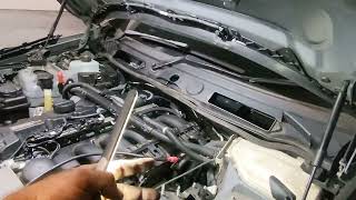 BMW 325i E87 E90 starter motor camshaft cover rocker cover replacement removal installation tips.