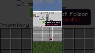 How To Brew Poison (2:00) Potions In Minecraft #Shorts