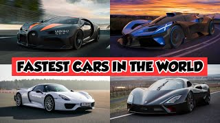 Top 10 fastest cars in the world 2023