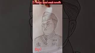 Subhash chandra bose drawing #art #artist #drawing #subhashchandrabose