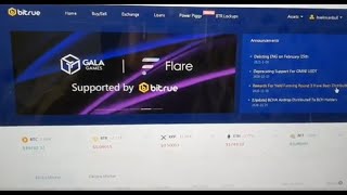 Bitrue 비트루거래소 가입방법및 거래. 스파크,갈라,송버드,신핀 flr gala sgb xdc 리플xrp