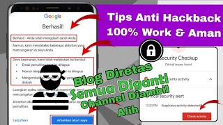 Cara Mencegah Hackback Channel Youtube dan Blog dari Seller | Rifyuda