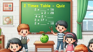 2 Times Table - Quiz | 20 Questions | Learn 2 Multiplication Table | Table of 2 | Table 2 to 20