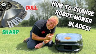 The Easiest Way to Replace Robot Mower Blades - STIHL iMow EVO