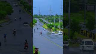 today morning amazing weather ☁️☁️ #automobile #islamabadtourism #rain #islamabaddiaries #road