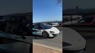 TWO TONE MCLAREN CONVERTIBLE CRUSIN THE PIER #ytshort #mclaren # #winner #goals #reels #shorts