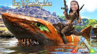 Finally I Am Tame Megalodon Ark Survival Evolved Gameplay