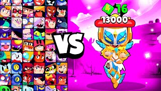 ANGEL MAX vs ALL BRAWLERS! With 16 POWER-UPs! | Brawl Stars