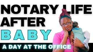 REALISTIC DAY IN THE LIFE AS A NOTARY MOMMY #notarybusiness #workingmomsvlog