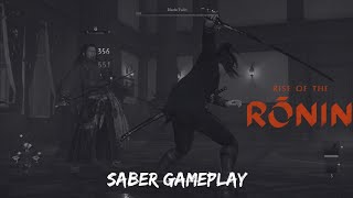 Saber Weapons Gameplay - RISE OF THE RONIN PS5 Weapons Twilight Difficulty (4K HDR)