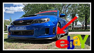 2013 Subaru WRX eBay Front Spoiler Lip Install!  |  Surprising Results!