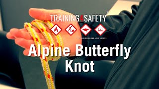 How to make an Alpine Butterfly Knot - Heights Safety & Awareness - Training 4 Safety