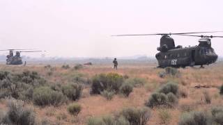 Oregon Army National Guard aviators assist in fire suppression efforts