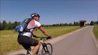 Rund um's Ettaler Mandl mit dem Mountainbike