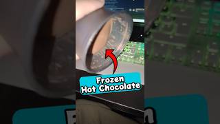 Testing Frozen Hot Chocolate Over a Gaming Setup 🍫😂 #shorts #shortvideo #shortsfeed #shortsfeeds