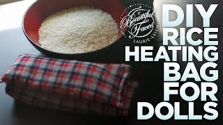 DIY Rice Heating Pad to Soften and Remove Doll Heads or Reroot