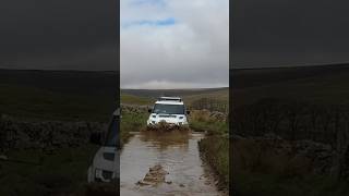 New Defender making a splash in Weardale #newdefender #l663 #landrover