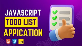 Build a Todo list using HTML CSS and JavaScript #htmlcssjs #htmlcssproject