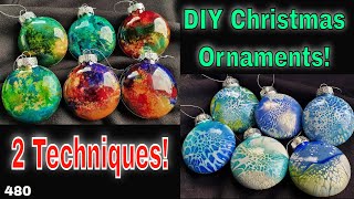 DIY Christmas Ornaments Super EASY with Mica Pigments