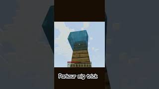 Parkour MLG trick | Minecraft #mlg #mlgclutch #shorts #youtubeshorts #minecraft