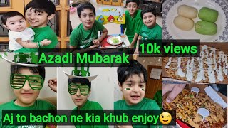 Azadi Mubarak sab ko | Independence day vlog | Haniya ki 1st 14thAugust  #14august #10kviews