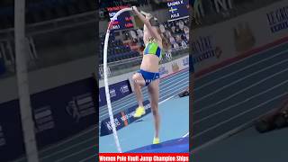 women Pole Vault Jump Champion ships#shorts #youtubeshorts #polevault