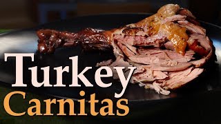 Turkey Leg Carnitas - Quick & Easy Recipe for Tacos & Burritos